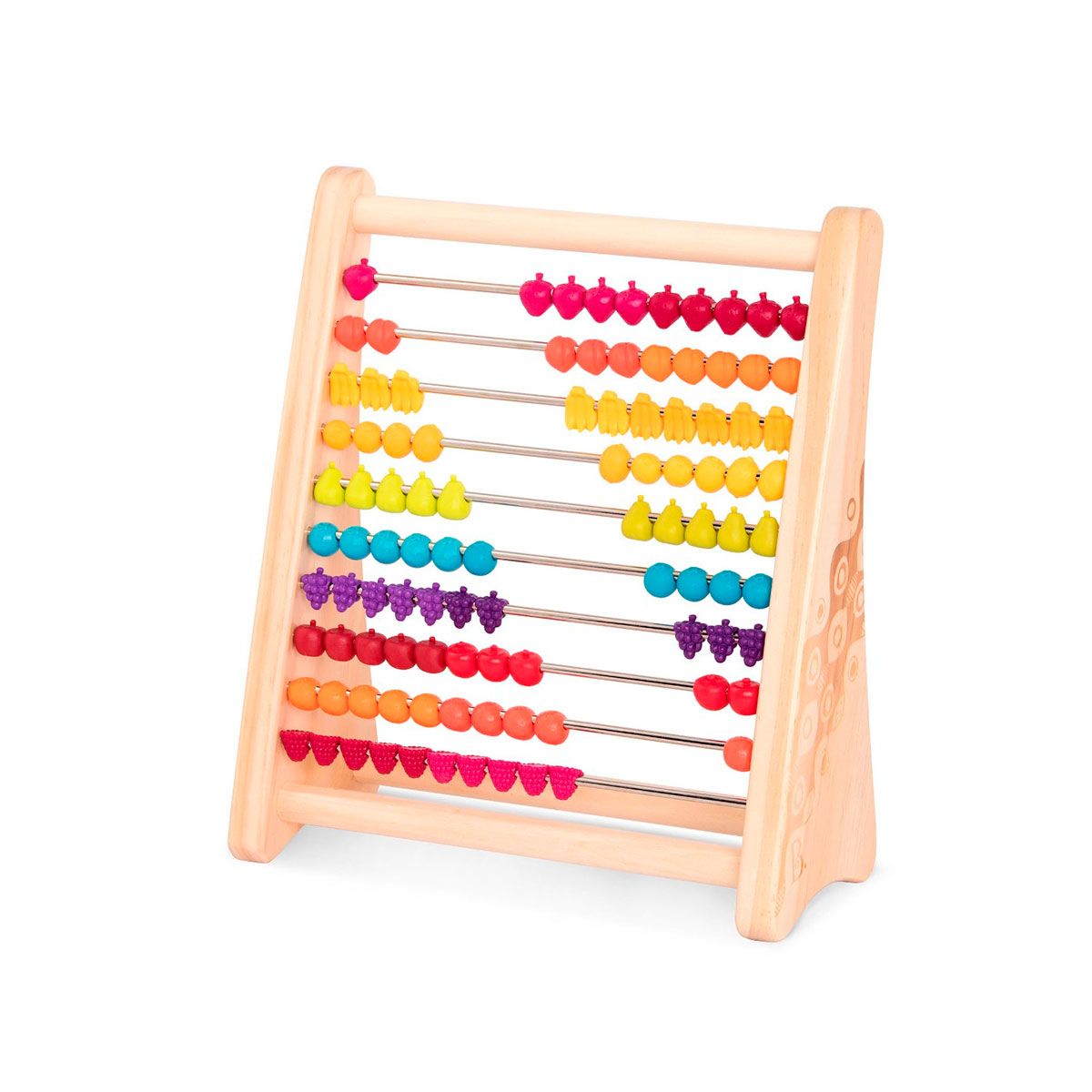 Розвиваюча дерев'яна іграшка-рахівниця - Тутті-Фрутті  фото 2 Розвиваюча дерев'яна іграшка-рахівниця - Тутті-Фрутті  фото 2