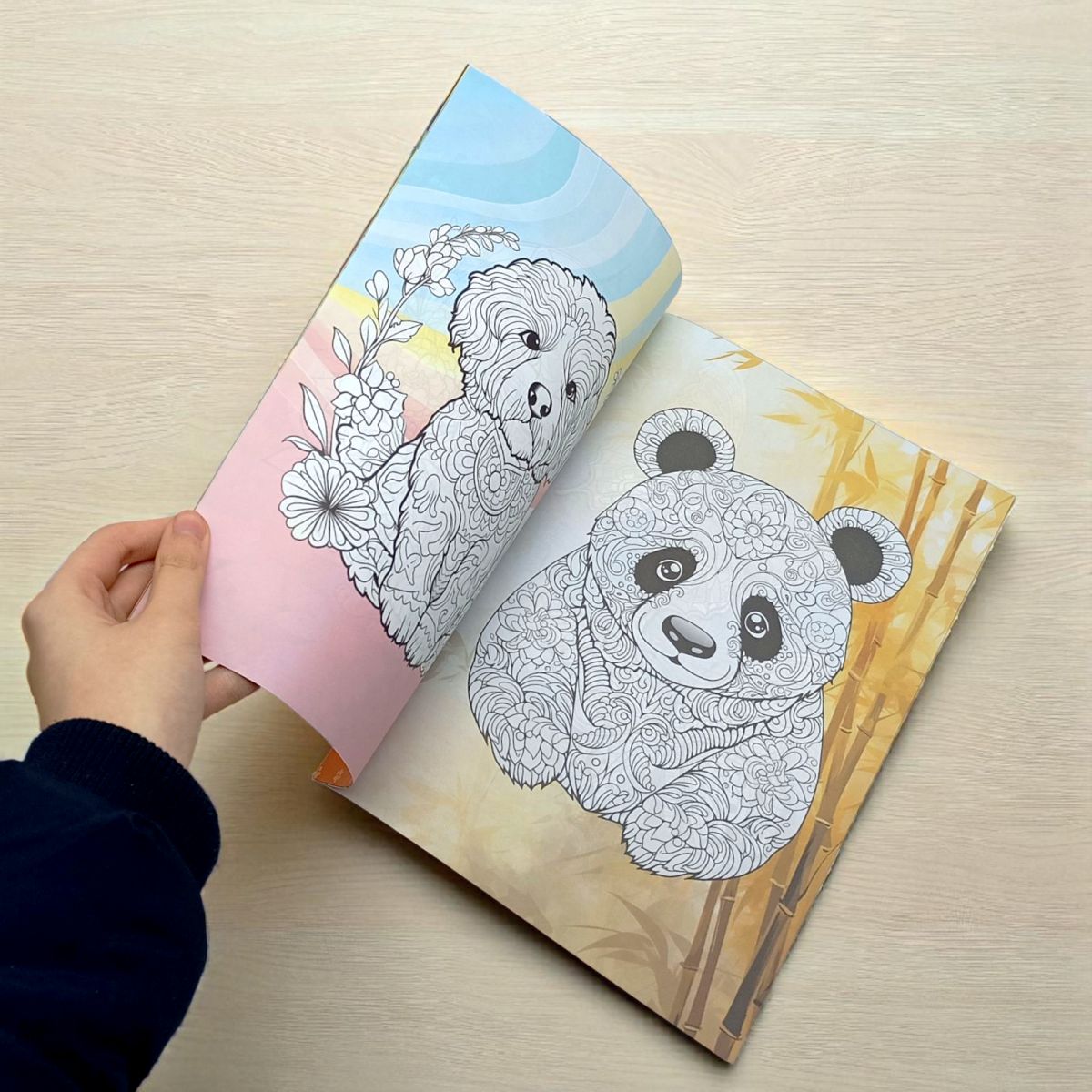 Розфарбовка, 210х297 мм, (ПОМАРАНЧЕВА CUTE ANIMALS) фото 2 Розфарбовка, 210х297 мм, (ПОМАРАНЧЕВА CUTE ANIMALS) фото 2