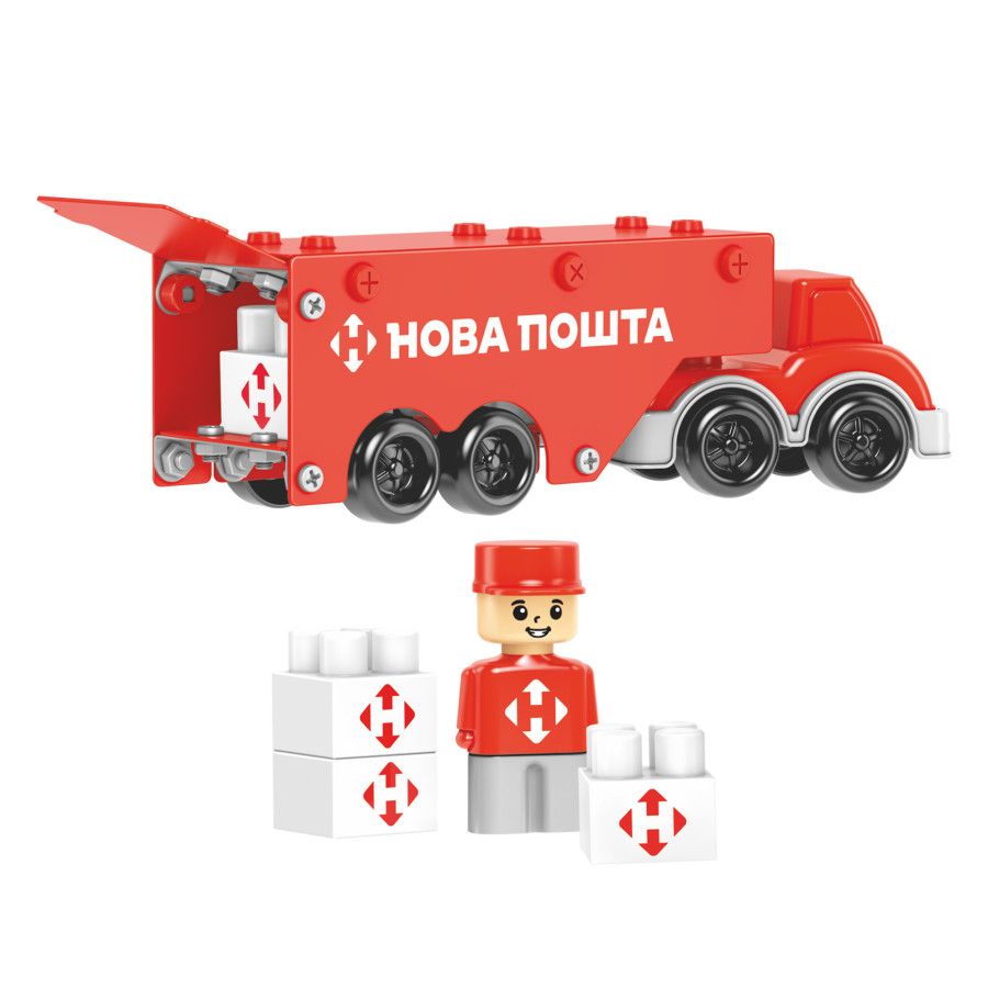 Конструктор металевий Фура Нова пошта  фото 2