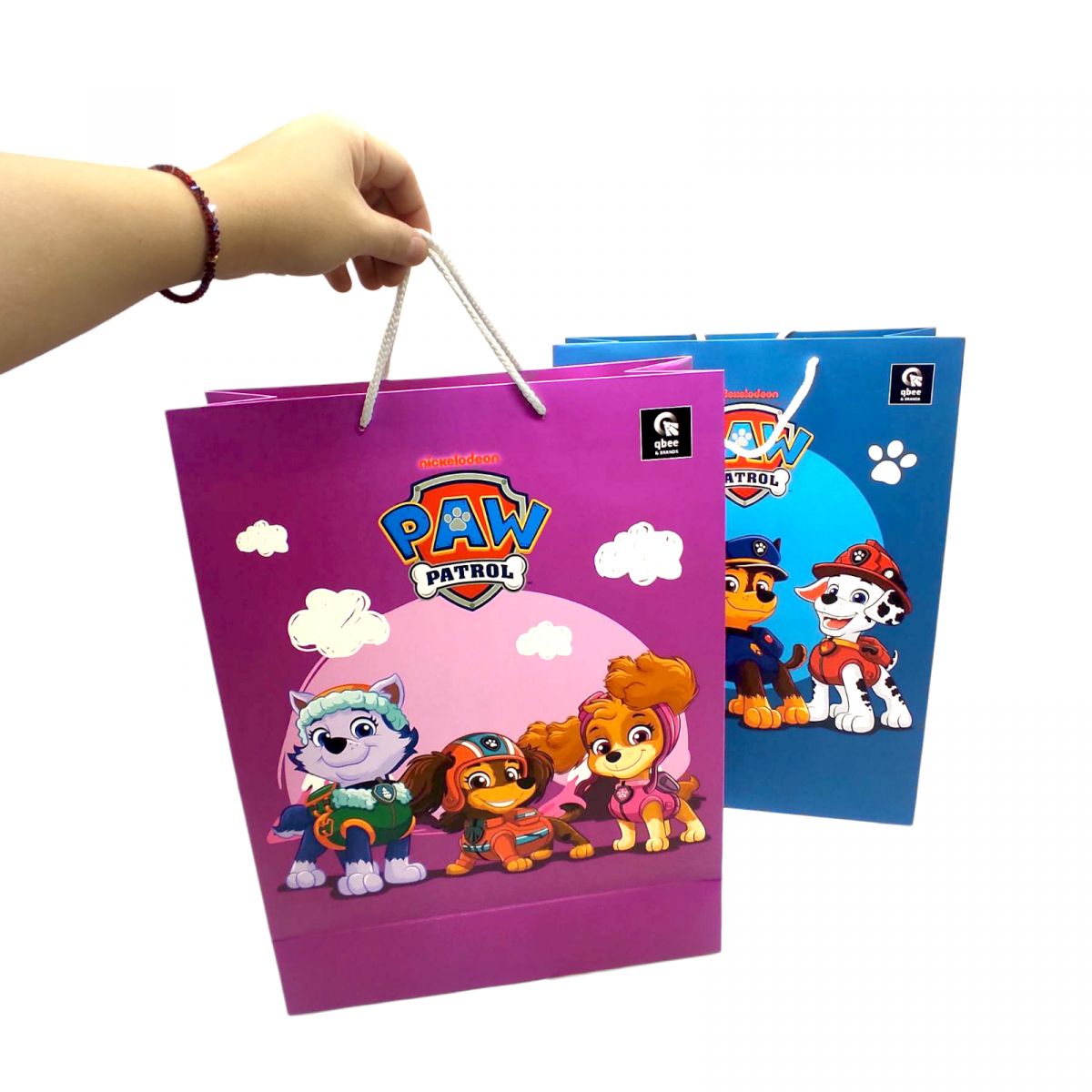 Пакет паперовий L "Щенячий Патруль: Команда дівчат" р. 31x42x12 см  фото 2