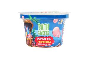 Аква Шайн Rainbow морська сіль для ванн 200г Бабл гам цунамі  фото 2