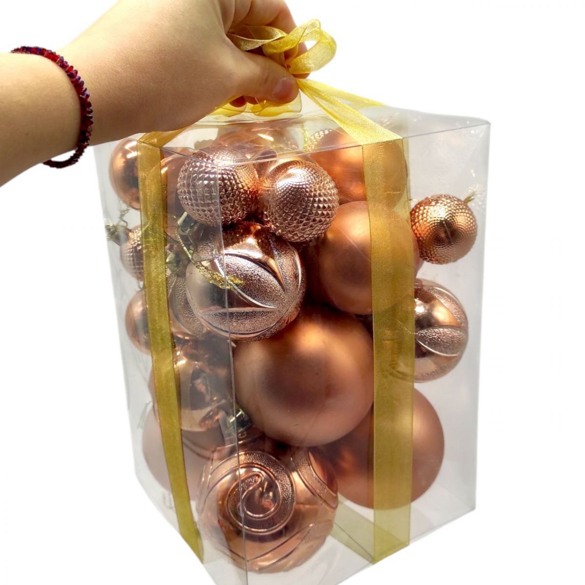 Новогодние украшения, шарики, 30 штук, в слюде  фото 2