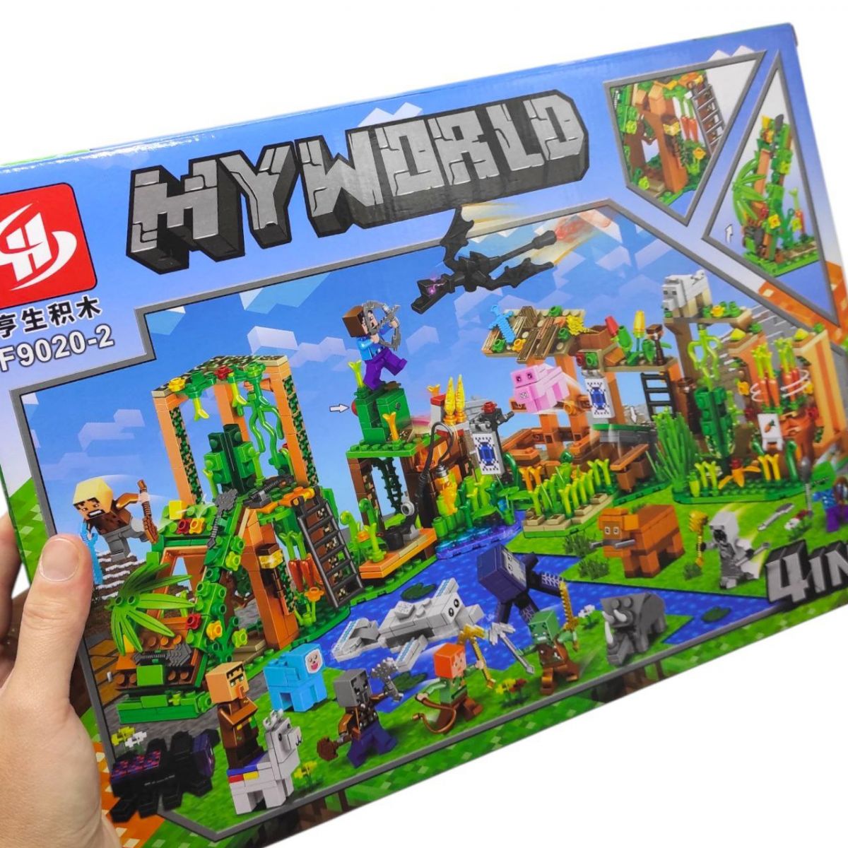 Конструктор "Майнкрафт/Minecraft" 391 деталь фото 2 Конструктор "Майнкрафт/Minecraft" 391 деталь фото 2