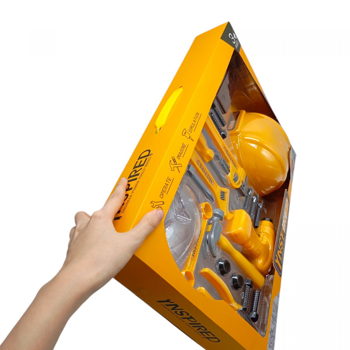 Набір інструментів з каскою батар. кор. 51*7,5*33,5  фото 2