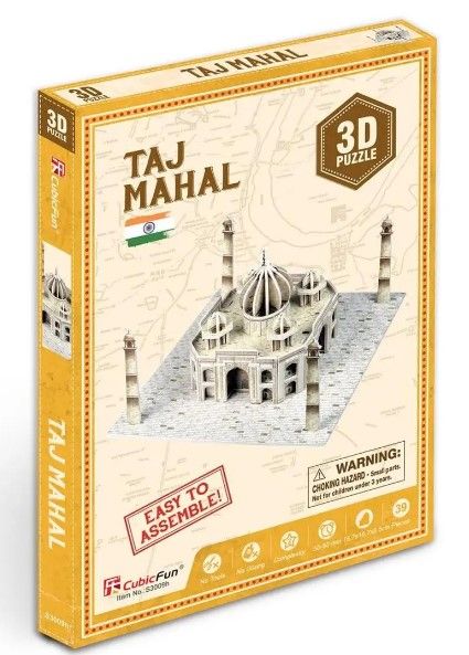CubicFun Тривимірна головоломка-конструктор ТАДЖ МАХАЛ серія міні  фото 2