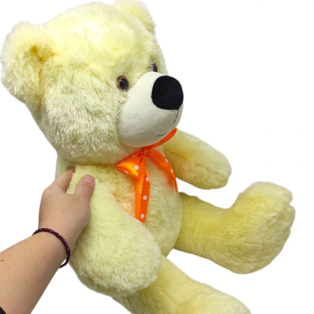 М'яка іграшка "Ведмедик Тедді" 50 см (кремовий)  фото 2 М'яка іграшка "Ведмедик Тедді" 50 см (кремовий)  фото 2