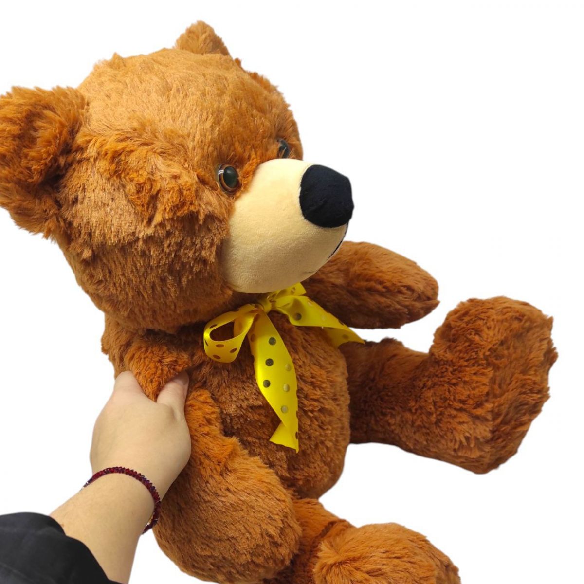 М'яка іграшка "Ведмедик Тедді" 50 см (КОРИЧНЕВИЙ)  фото 2 М'яка іграшка "Ведмедик Тедді" 50 см (КОРИЧНЕВИЙ)  фото 2