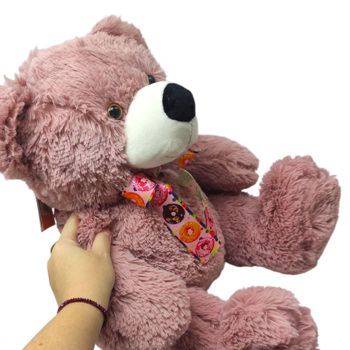 М'яка іграшка "Ведмедик Тедді" 50 см (СІРО-РОЖЕВИЙ)  фото 2 М'яка іграшка "Ведмедик Тедді" 50 см (СІРО-РОЖЕВИЙ)  фото 2