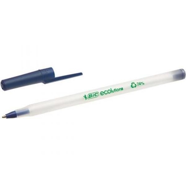 BIC Ручка Round Stic Eco Синя 60 уп.  фото 2
