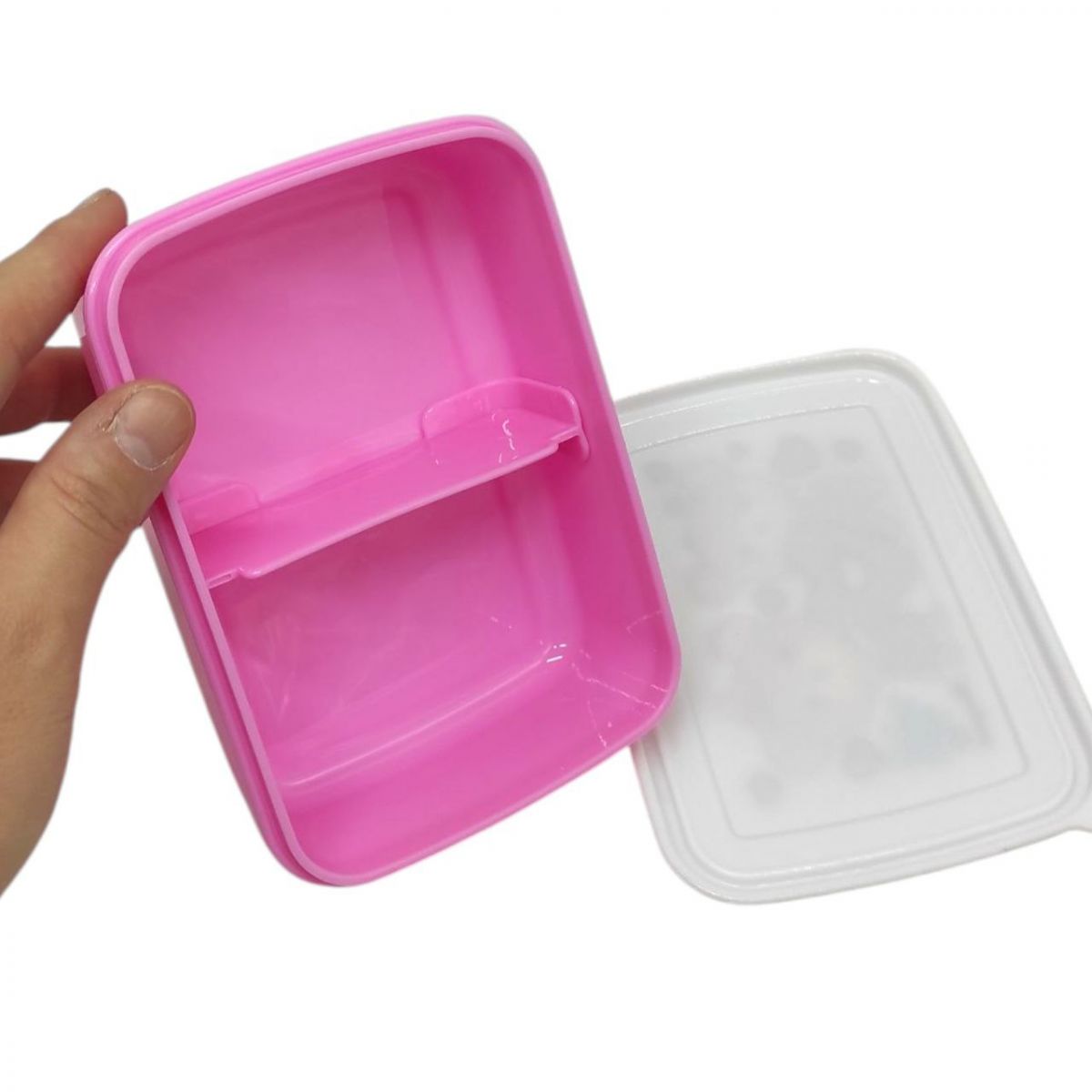 Ланчбокс пластикорвий, 420 мл, з роздільником  фото 2