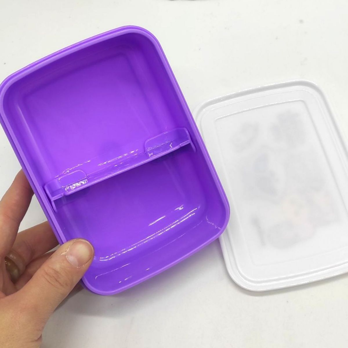 Ланчбокс, 420 мл, з роздільником  фото 2