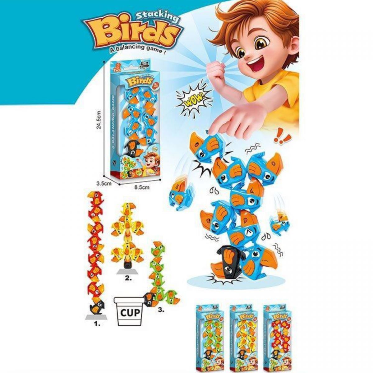 Балансир ПТАШКИ (ЖОВТИЙ)  фото 2