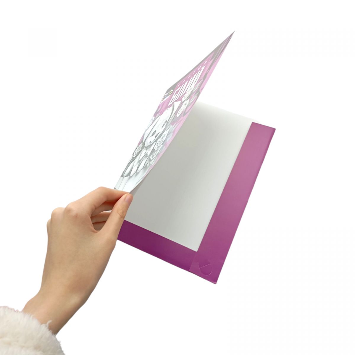 Набор картона белый, 210х297 мм, 7 листов, в цветной папке  фото 2