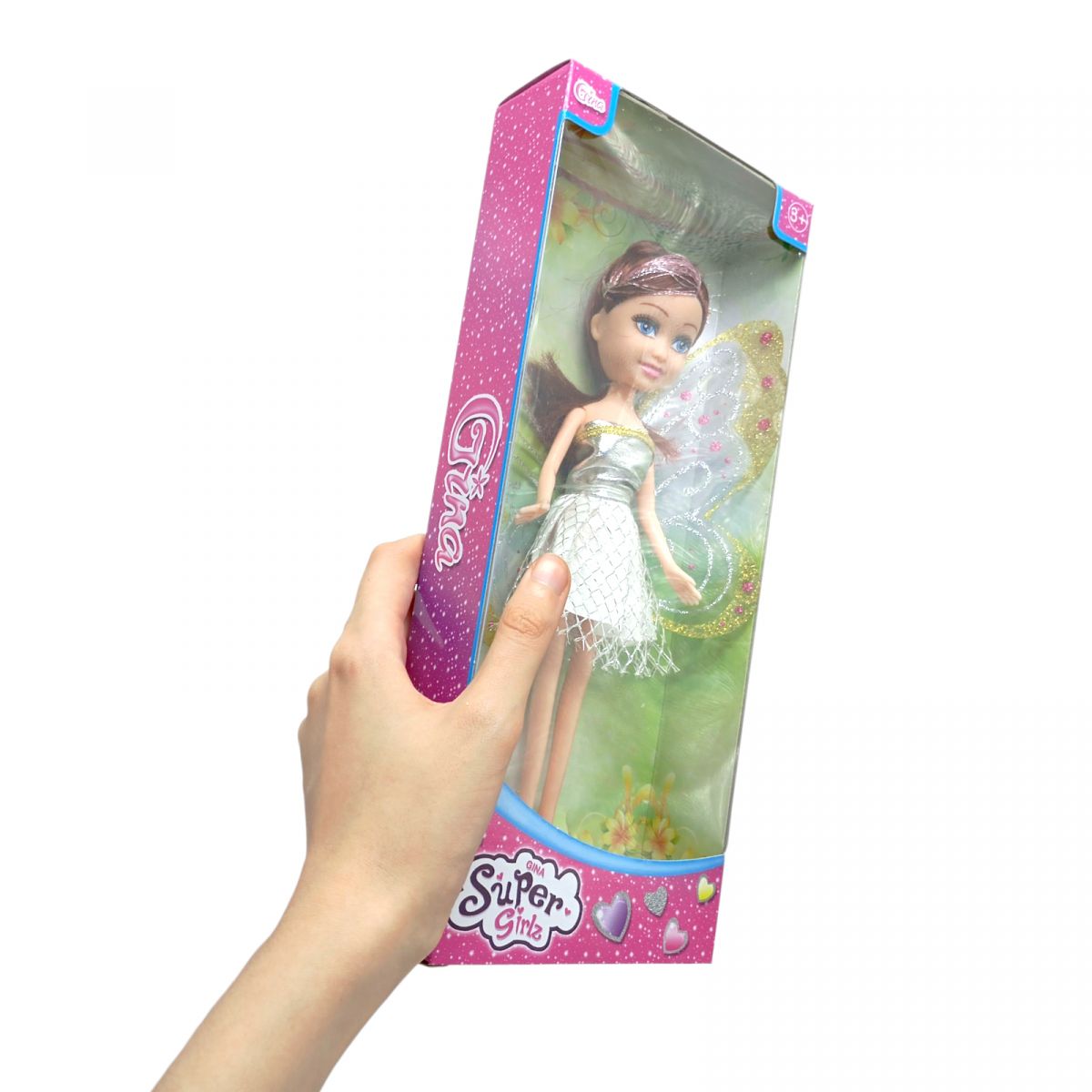 Лялька 22см  фея з крилами (БЛАКИТНА)  фото 2