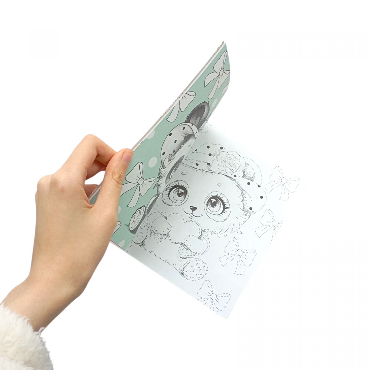 Розмальовка з наліпками 200х200мм,(HAPPY VALENTINES DAY)  фото 2