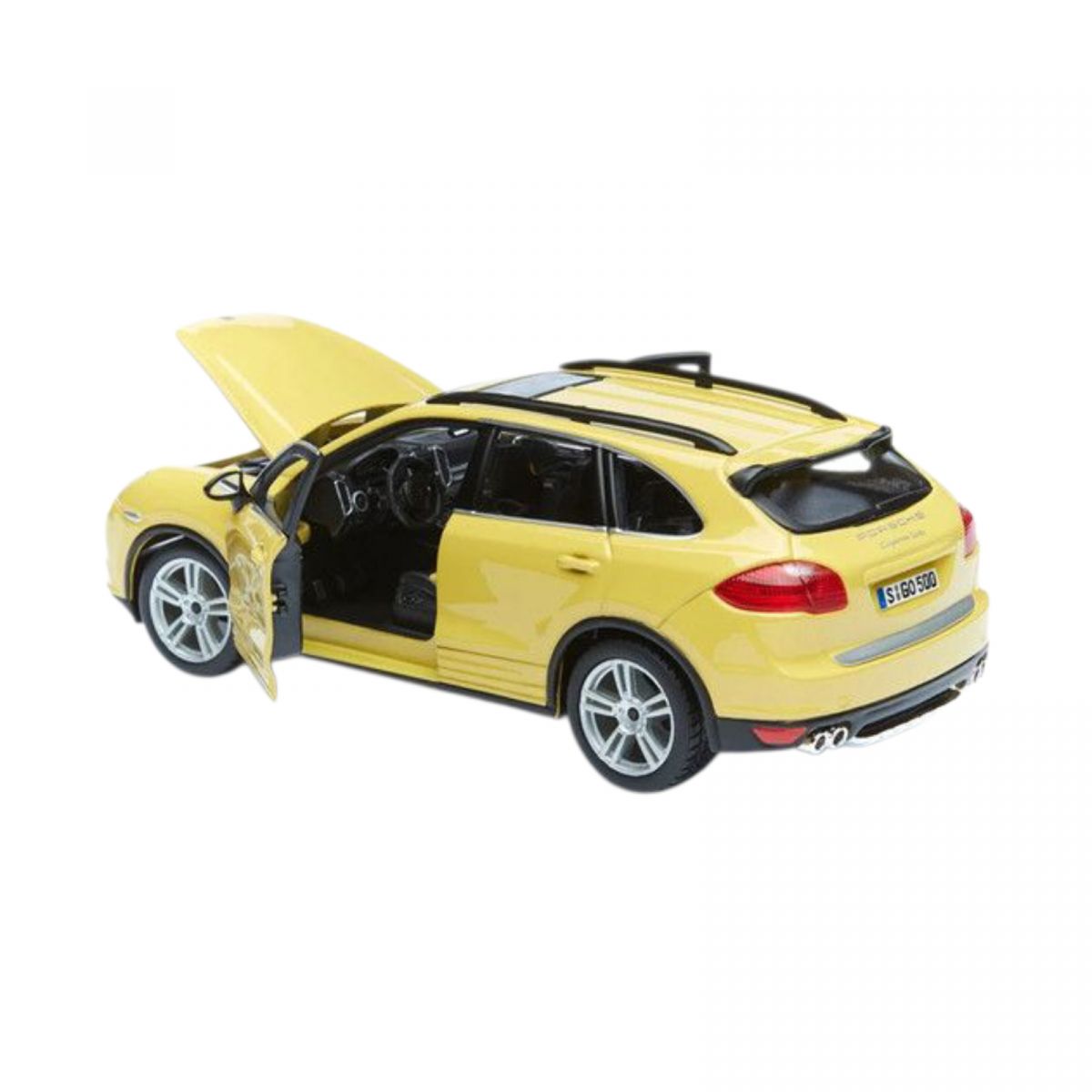 Автомодель - PORSCHE CAYENNE TURBO 1:24 (ЖОВТИЙ)  фото 2 Автомодель - PORSCHE CAYENNE TURBO 1:24 (ЖОВТИЙ)  фото 2