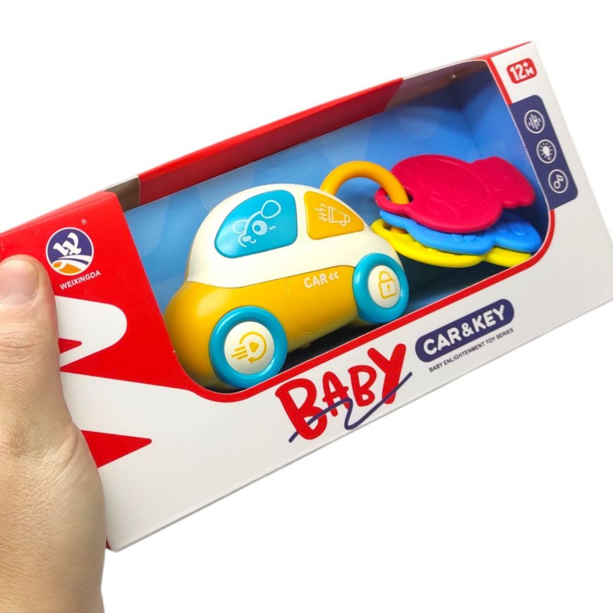 Брязкальце музичне, в коробці р. 23,3x6x11 см  фото 2