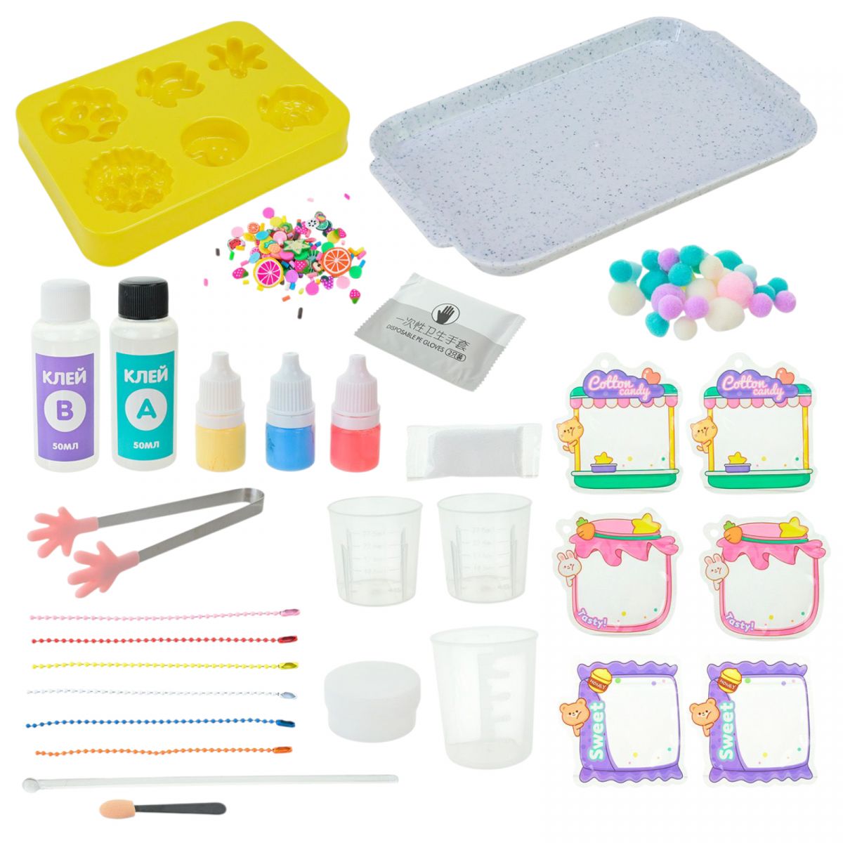 Набір для творчості ТАБА-СКВІШ, покрокова інструкція на укр. мові.  у короб.  30,2*25,*6 см  фото 2