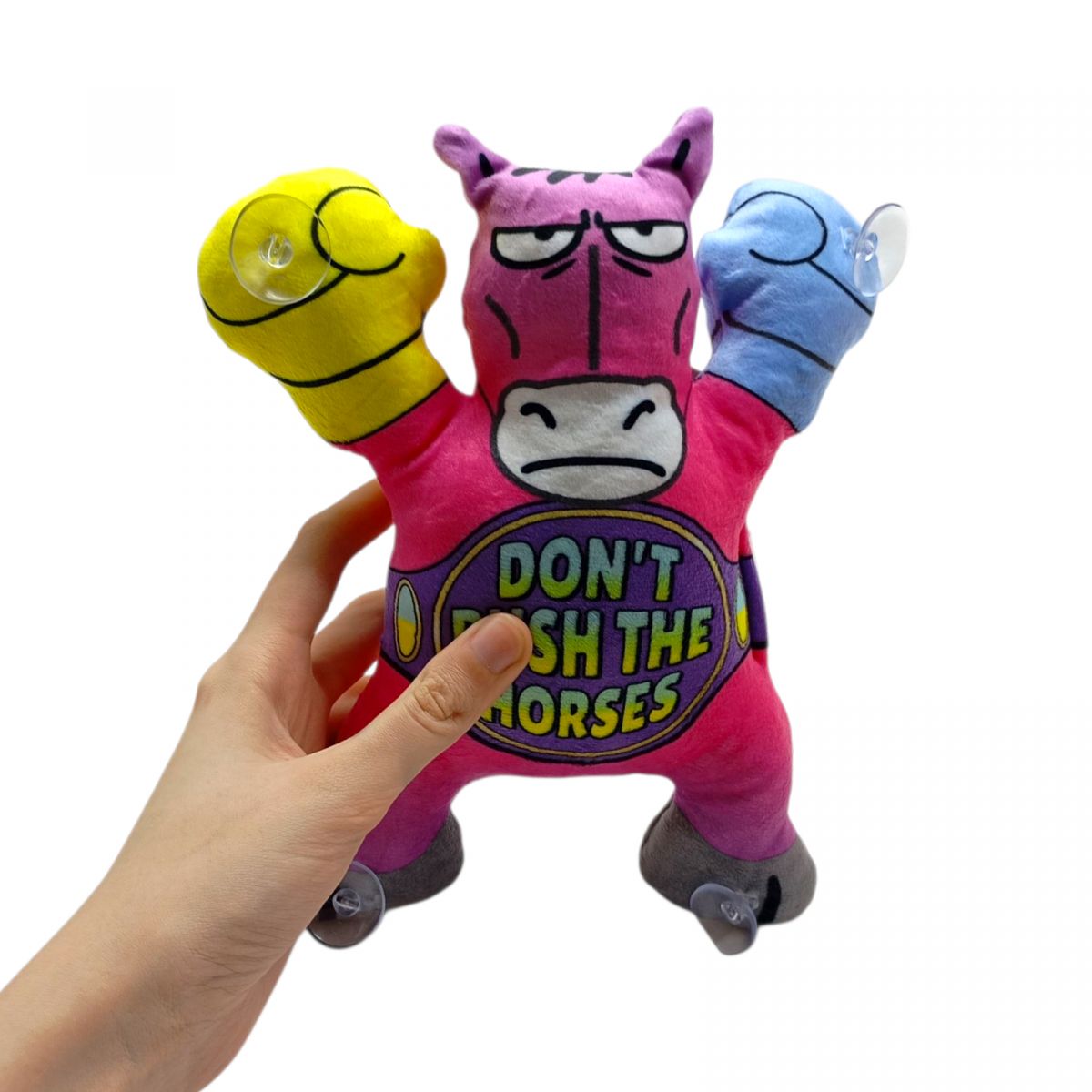 Игрушка мягконабивная Лошадь на липучках 22см(DON`T PUSH THE HORSES РОЗОВЫЙ)  фото 2 Игрушка мягконабивная Лошадь на липучках 22см(DON`T PUSH THE HORSES РОЗОВЫЙ)  фото 2