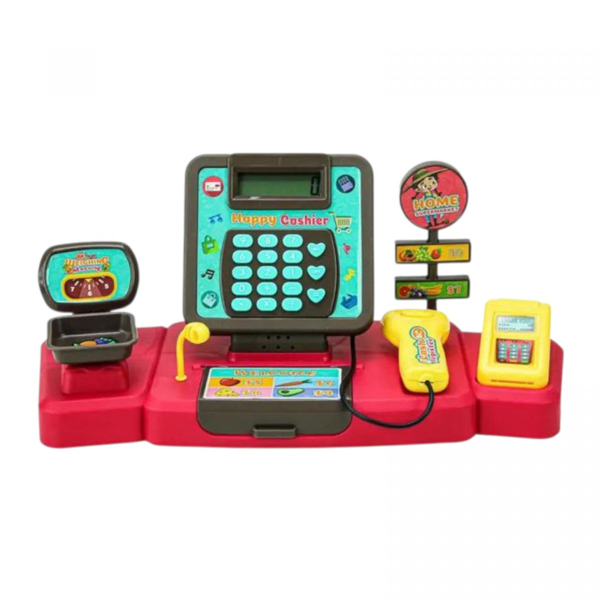 Касовий апара з набором батар. муз. світ. кор. 37,8*8,3*23,7  фото 2