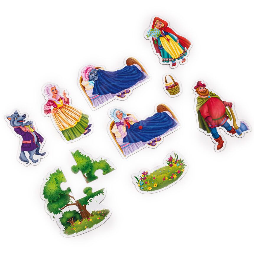 Гра настільна "Магнітний театр.  Червона шапочка"  фото 2