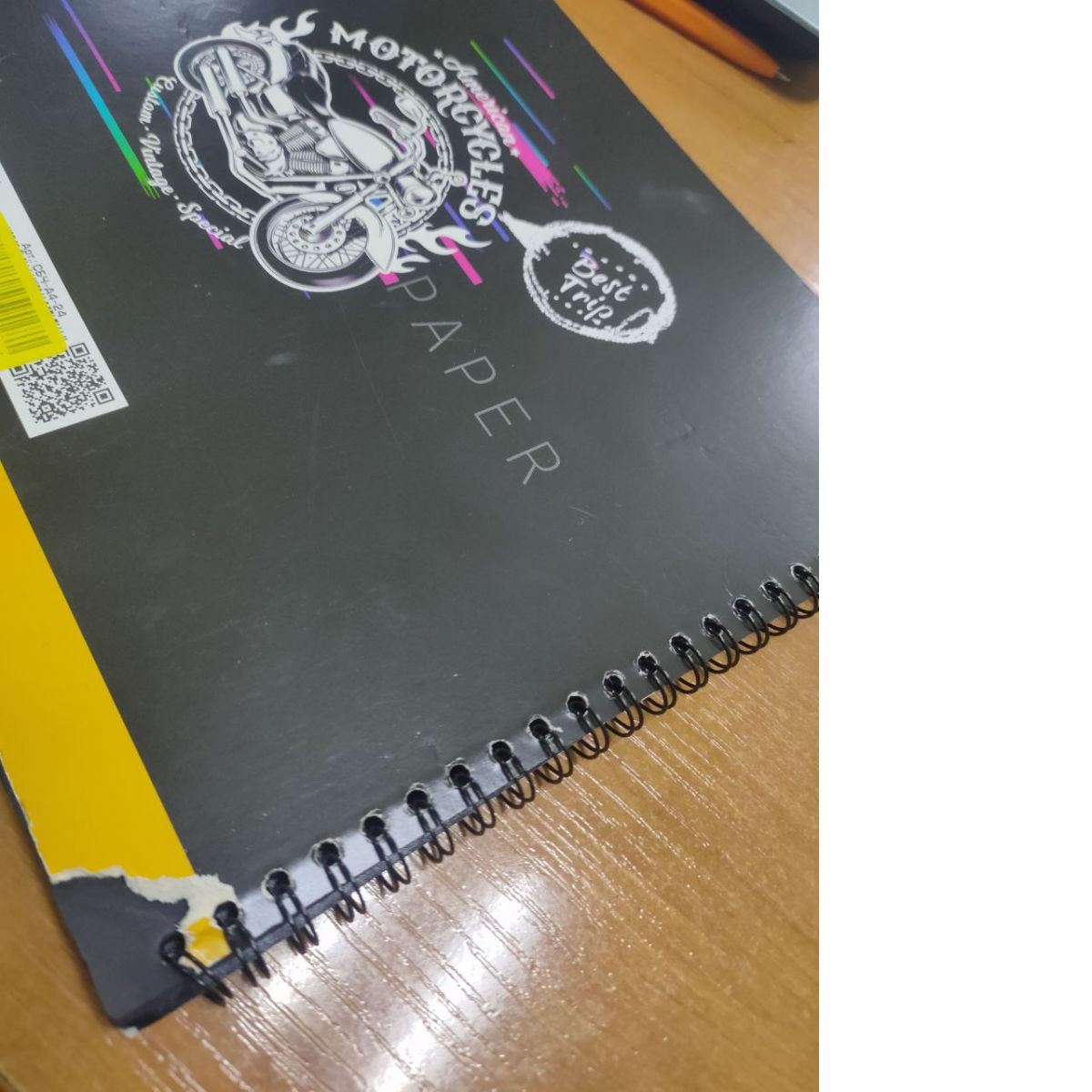 Уцінка. Альбом із чорними листами "Мотоцикл" Порваний вугол фото 2 Уцінка. Альбом із чорними листами "Мотоцикл" Порваний вугол фото 2