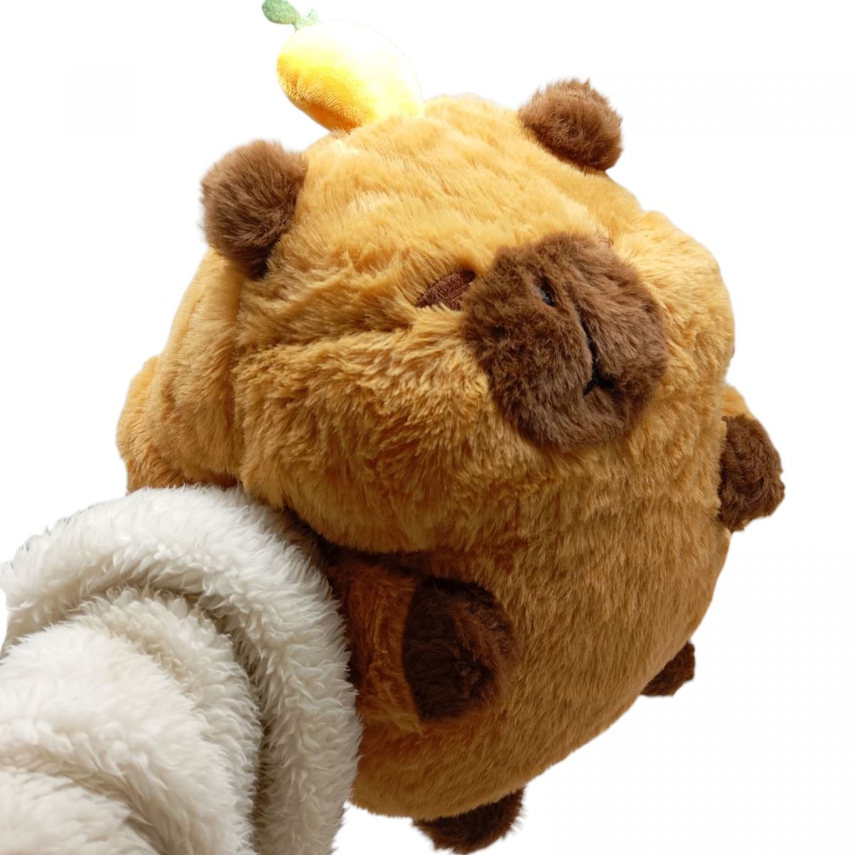 М`яка іграшка “Капібара”, 25 см, плед: 95х190 см, муфта  фото 2