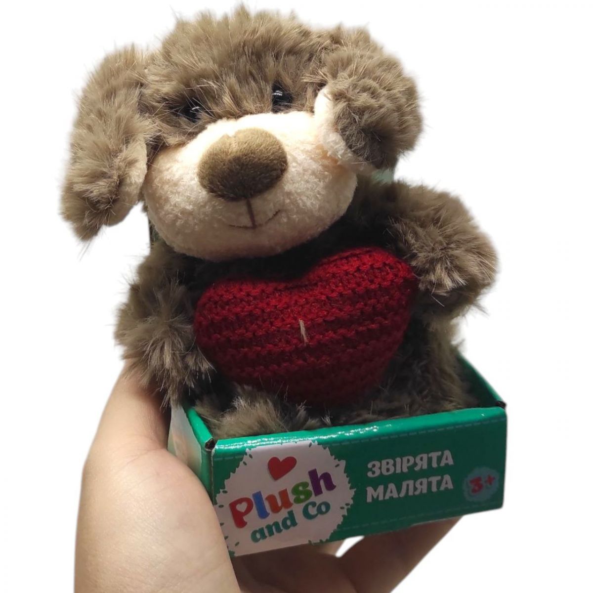 М'яка іграшка "Plush and Co.  Песик" (БЕЖЕВИЙ) 12 см  фото 2