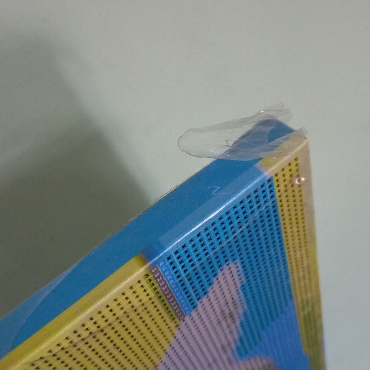 Уцінка.  Алмазна мозаїка "Кіт у святковому настрої" 30х30 см - Пошкоджена слюда  фото 2