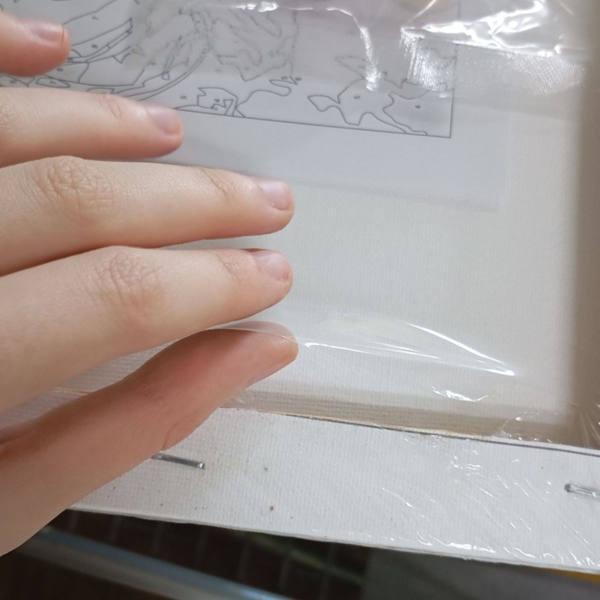 Уцінка.  Картина за номерами "Паралельна реальність" ★★★ - Пошкоджена слюда, грязная  фото 2