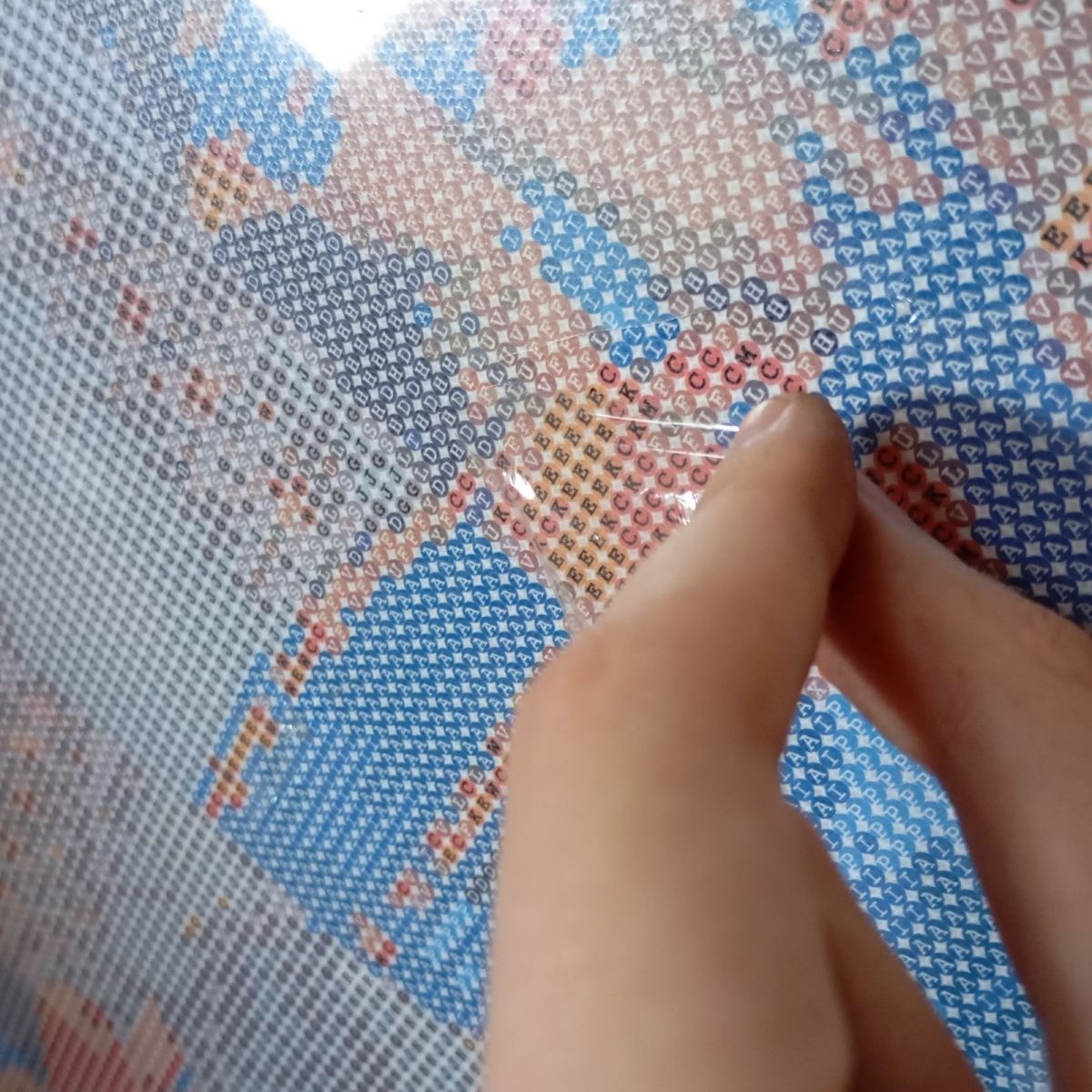 Уцінка.  Алмазна мозаїка "Дівчина українка" 40х50 см - Пошкоджена слюда  фото 2