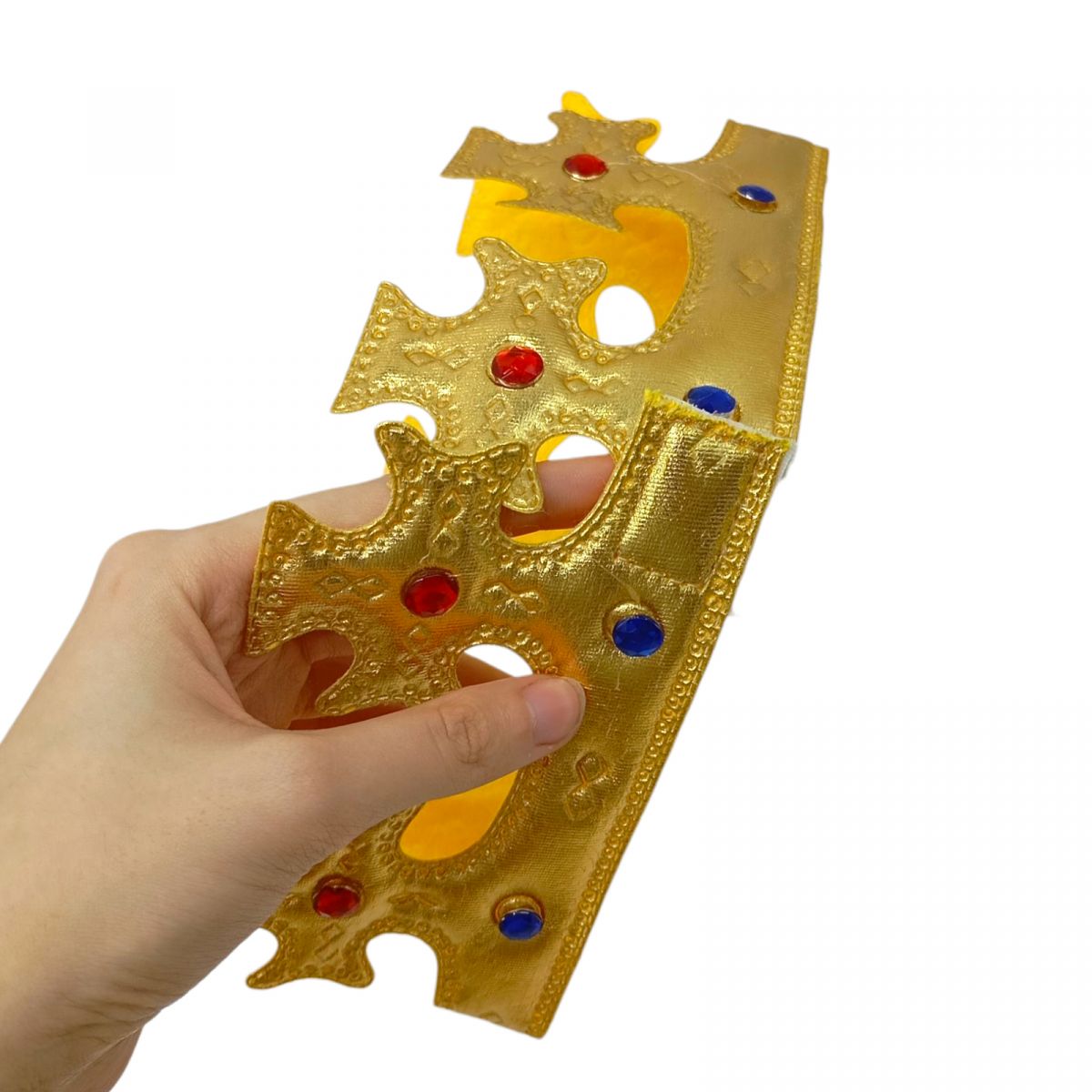 Корона принца мягкая, золотая  фото 2