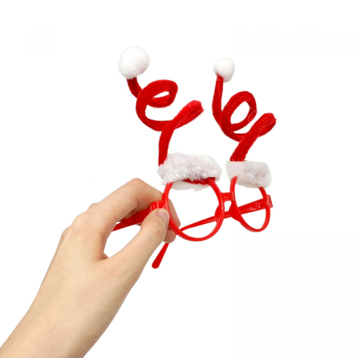 Новогодние очки Ковпак пружинка 12 см  фото 2