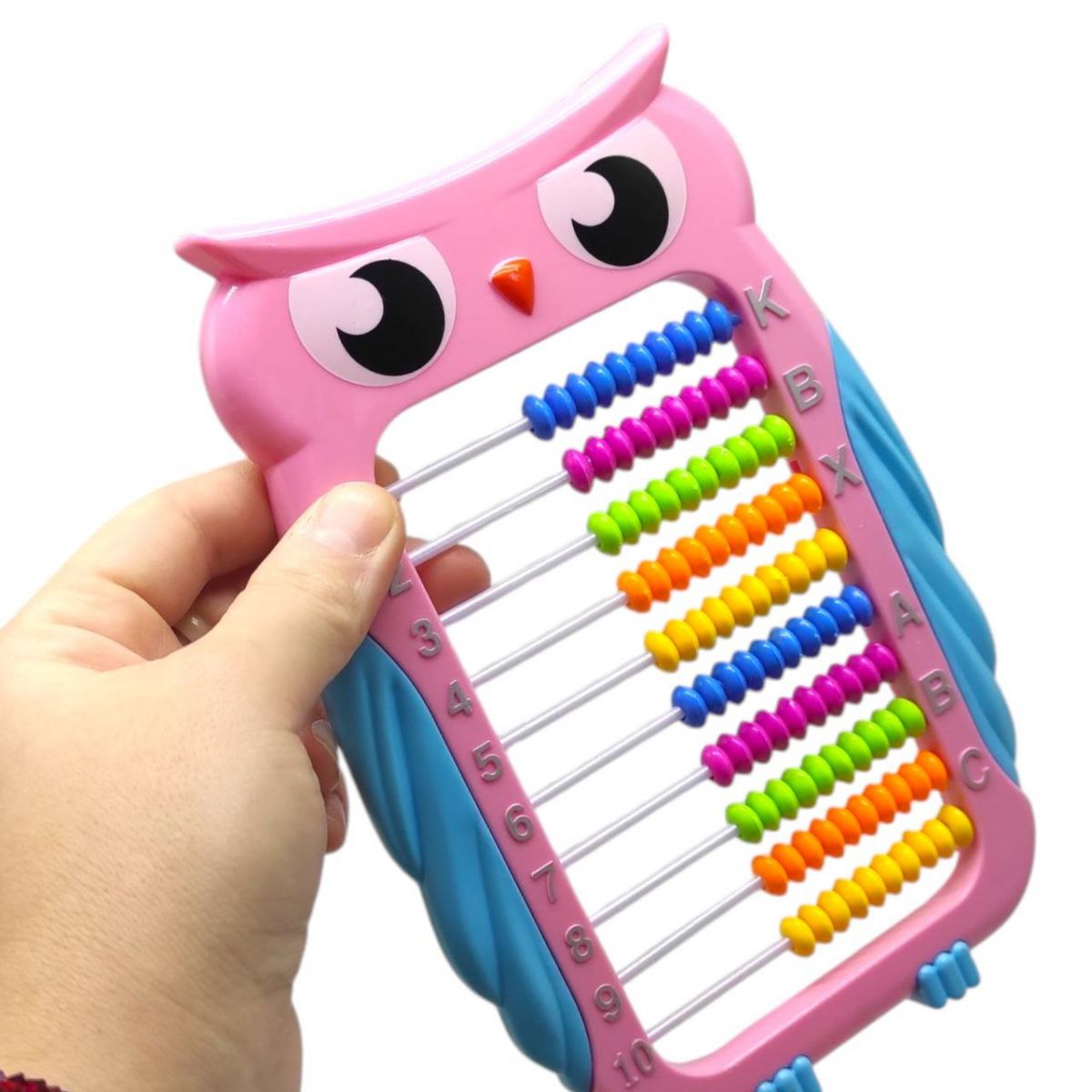 Рахівничка дитяча СОВА (ЖОВТА)  фото 2