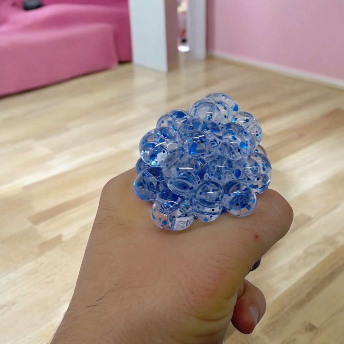 Антистрес орбіз з блистівками 7см (РОЖЕВИЙ)  фото 2