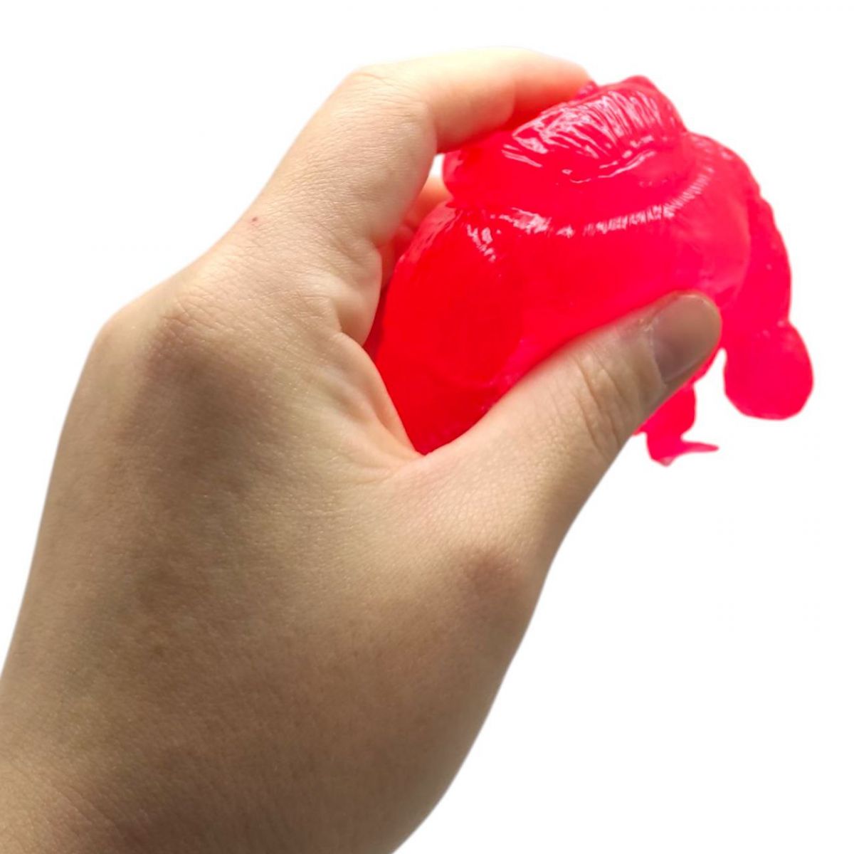 Антистрес жуйка-тягучка "Горила" 8 см (ПРОЗОРА)  фото 2