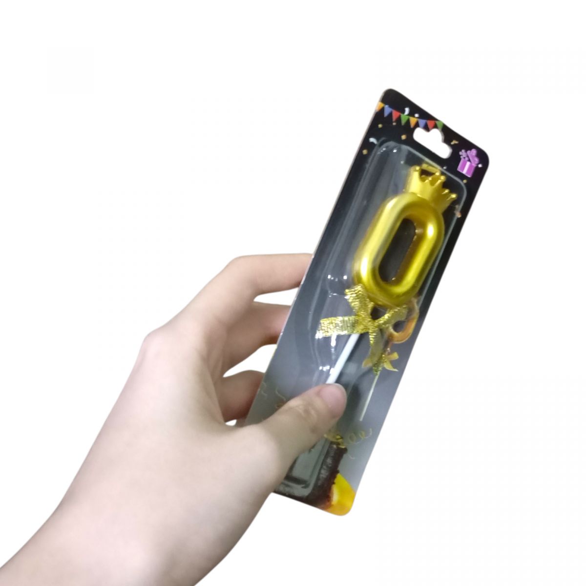 Свічка для торта "Цифра 1 з короною" (ФІОЛЕТОВА)  фото 2