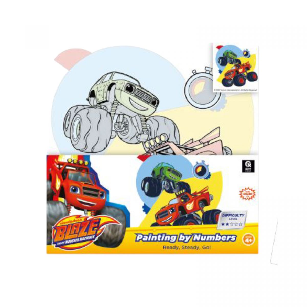 Набір для розпису по номерах 30х30 см "Блиск: На старт, увага, руш!"  фото 2