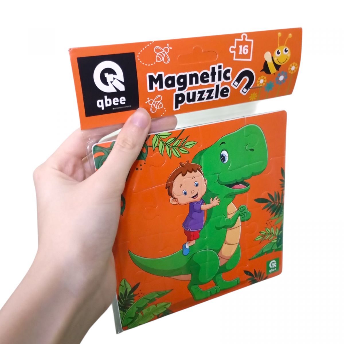 Пазли фомові магнітні - 16 елм.  "Цуценя"  фото 2