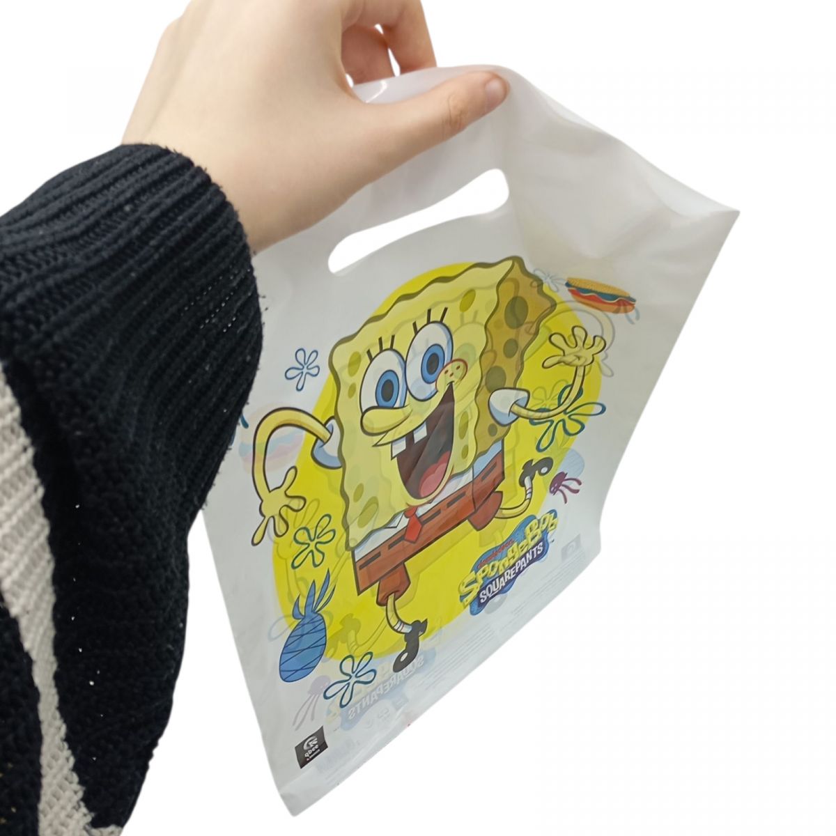 Пакет поліетиленовий (M) "Губка Боб" 30x25,5 см  фото 2
