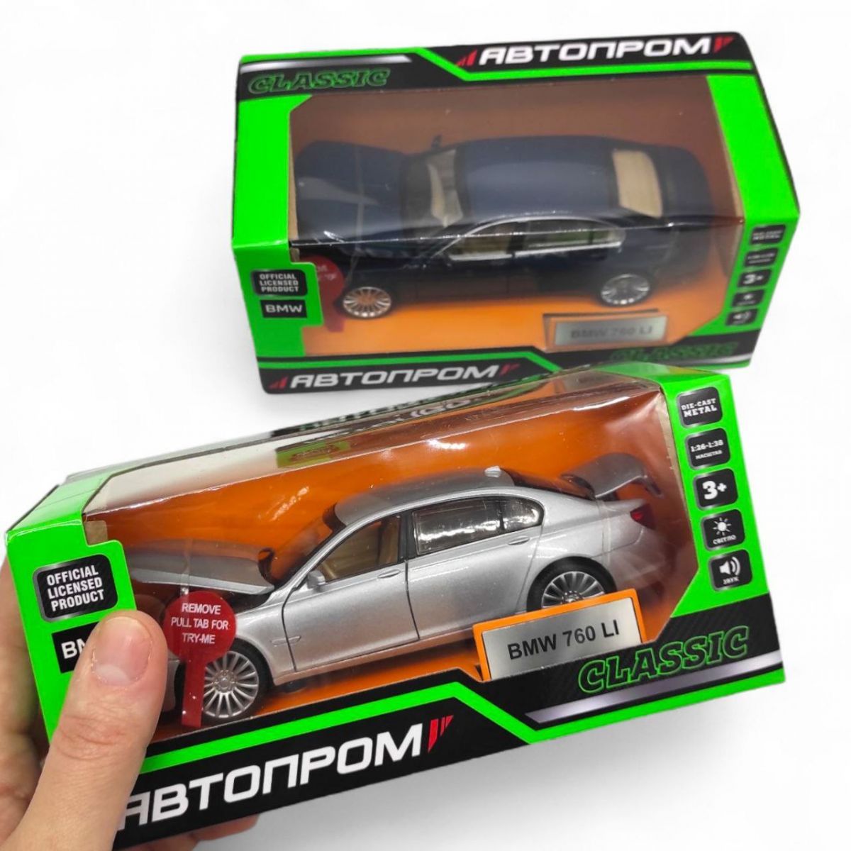 Машина мет.  1:34 BMW 760 LI  фото 2