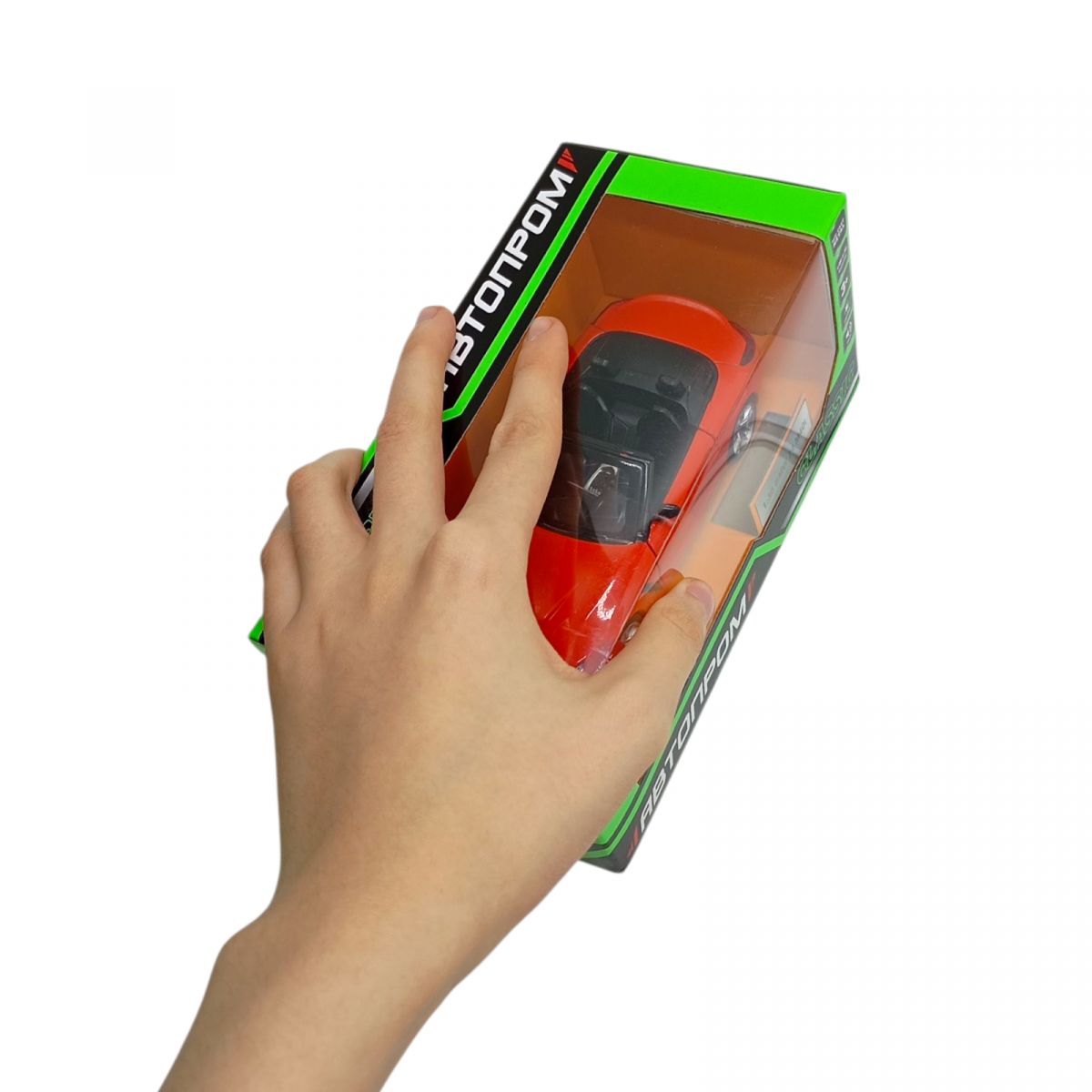 Машина мет.  1:32 Porsche Cayman S, бат. , свет, звук, откр.  двери  фото 2