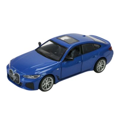 Машина металлическая АВТОПРОМ 1:34 "BMW i4 M50" на батарейках с звуком, светом  фото 2