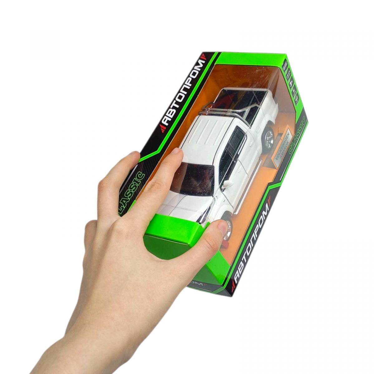 Машина мет.  1:30 Volkswagen Amarok, батар. , світло, звук, відкр.  двері  фото 2