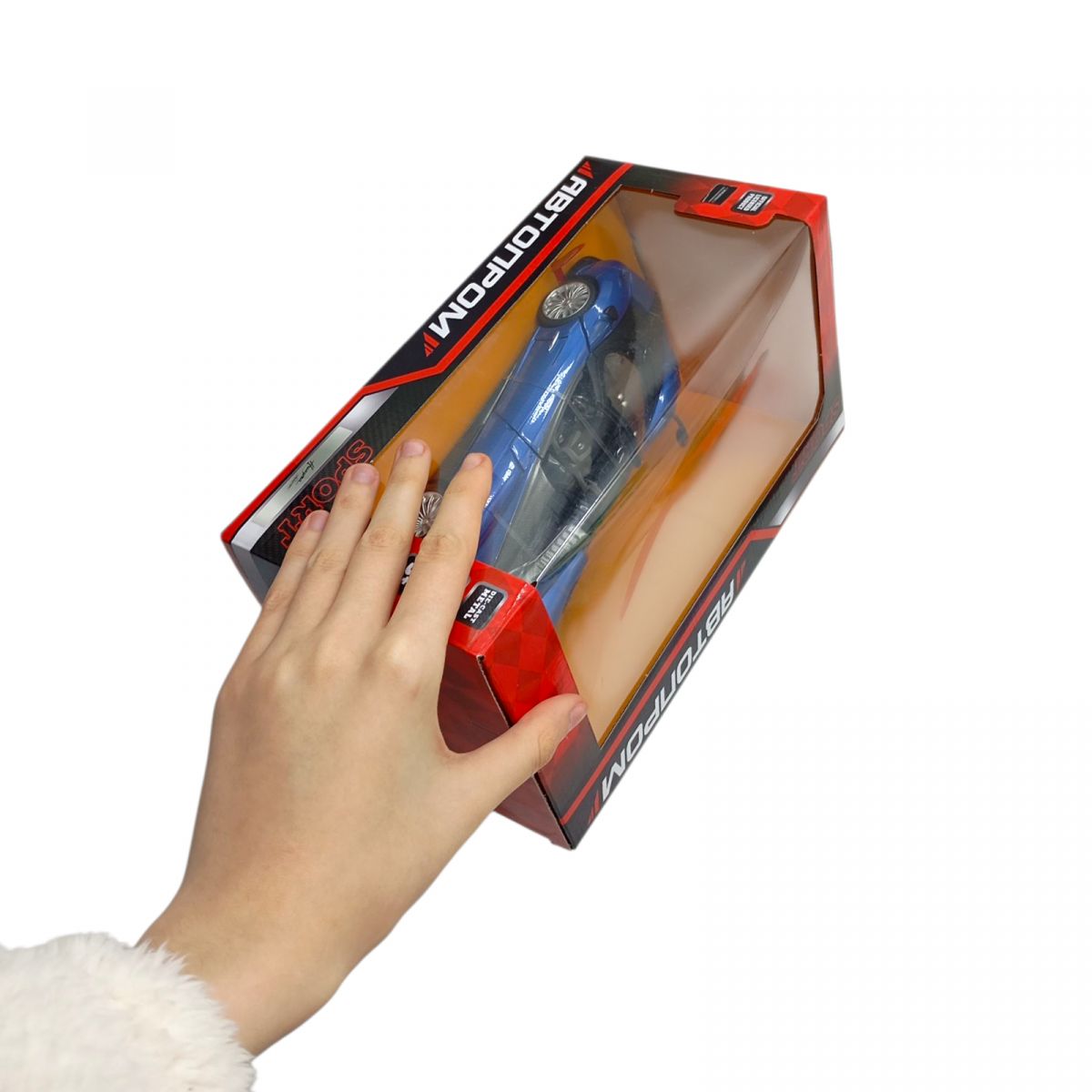 Машина мет.  1:24 BMW M4, бат. , свет, звук, отв.  двери и капот.  фото 2