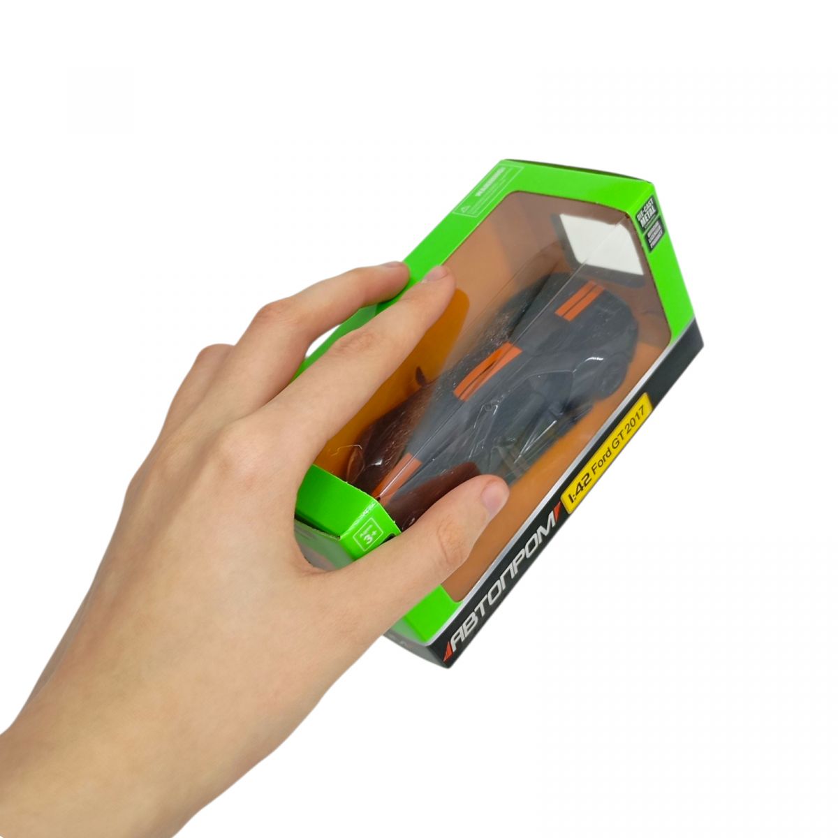 Машина мет.  1:42 Ford GT, откр.  двери, короб.  14,5*6,5*7см  фото 2