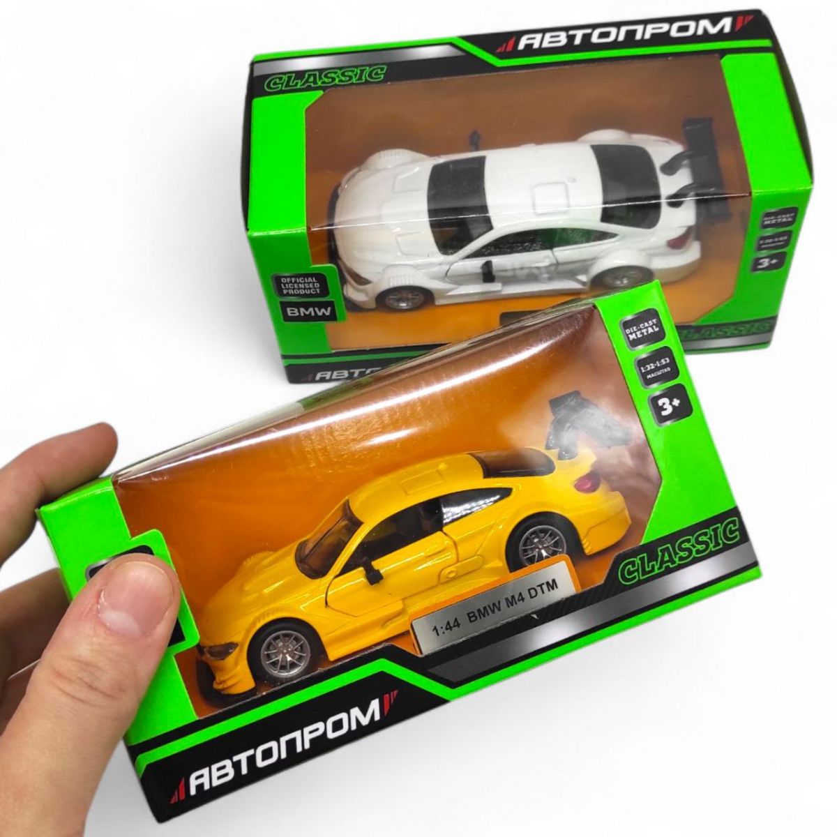 Машинка металева "АВТОПРОМ BMW M4 DTM" (ЖОВТА)  фото 2