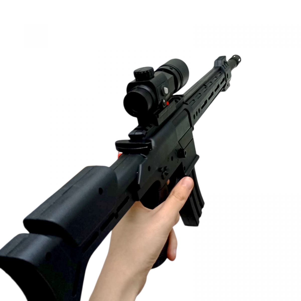 Автомат кульки, бат. , лазер, у короб.  64*17*3,5 см  фото 2