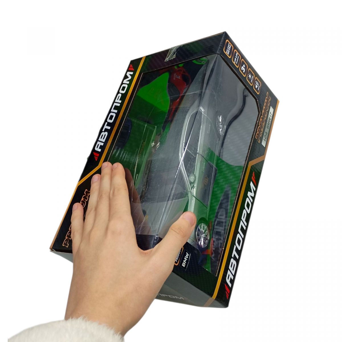 Машина мет. , 1:24 "BMW I7", батар. , світло, звук, відкр. двері, капот, багаж. , короб.  24,5*12*10см  фото 2