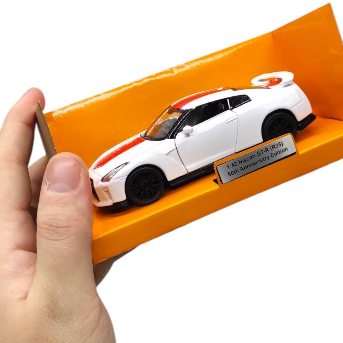 Машинка металева "Nissan GT-R", БІЛИЙ  фото 2